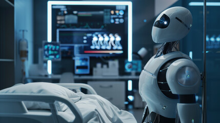 Fototapeta premium AI-assisted remote patient care platforms