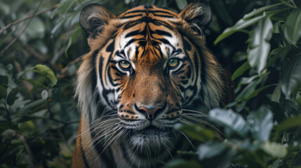 Fototapeta premium AI-driven conservation efforts protecting endangered species