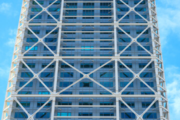 Modern building architecture abstract background
