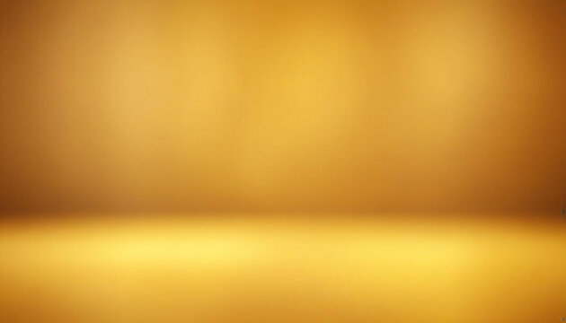 Abstract blurred ochre yellow tone lights backgroud