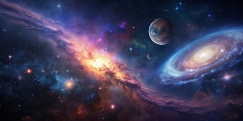 background with space
