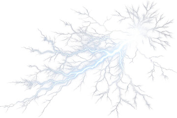 Lightning illuminated flash png