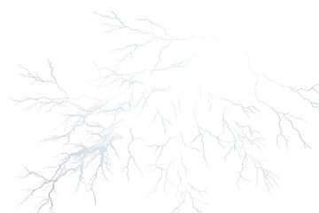 Fototapeta premium Lightning illuminated flash png