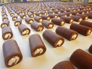 Swiss Roll Cake manufacturing process