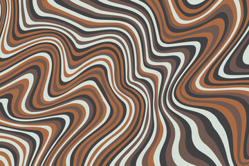 Fototapeta premium Abstract psychedelic groovy background. Vector.