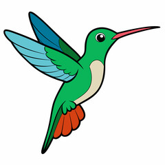 Hummingbird isolated on white, hummingbird vector illustration, bird on a branch vector art, hummingbird silhouette, bird vector icon, hummingbird on a branch line art, eps, hummingbird on a branch ca