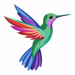 Hummingbird isolated on white, hummingbird vector illustration, bird on a branch vector art, hummingbird silhouette, bird vector icon, hummingbird on a branch line art, eps, hummingbird on a branch ca