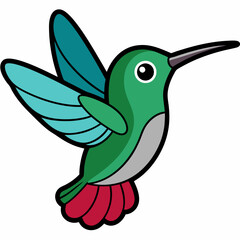 Hummingbird isolated on white, hummingbird vector illustration, bird on a branch vector art, hummingbird silhouette, bird vector icon, hummingbird on a branch line art, eps, hummingbird on a branch ca