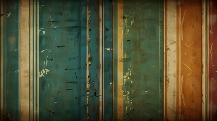 old iron door background with green paint texture
