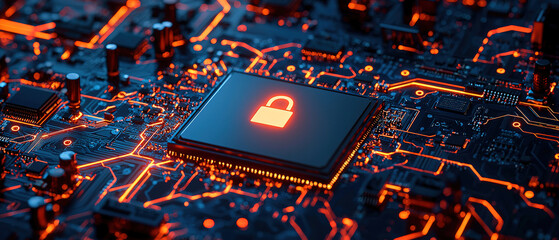 Securing Connections and Safeguarding Login Credentials with Cybersecurity Service on a Motherboard 