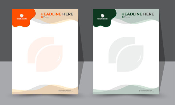Luxury Business Letterhead Art: Premium Vector Designs for High-End Corporate Communication, Luxurious Business Letterhead Template.