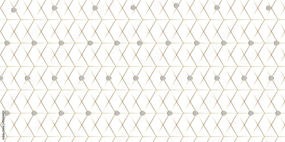 Poster mondrian style of diagonal square pattern vector. design geometric tile gold on black background. mo