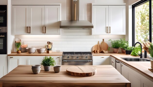 cozy interior kitchen background