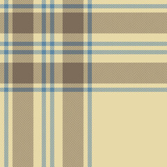 Plaid check pattern. Seamless fabric texture. Tartan textile print.