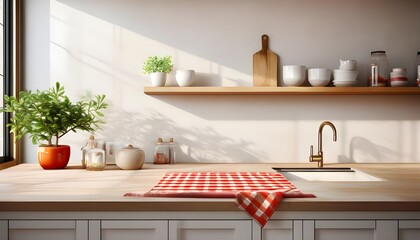 cozy interior kitchen background