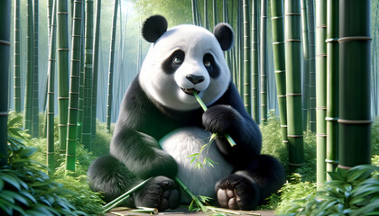 Obraz premium パンダ