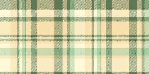 Improvement vector background check, mother fabric tartan textile. List seamless pattern texture plaid in wheat and light goldenrod yellow colors.