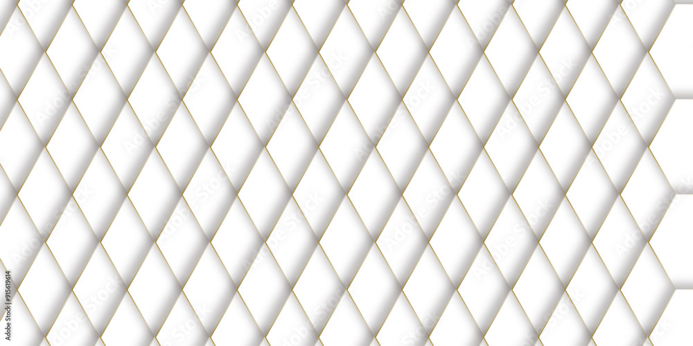 Poster mondrian style of diagonal square pattern vector. design geometric tile gold on black background. mo