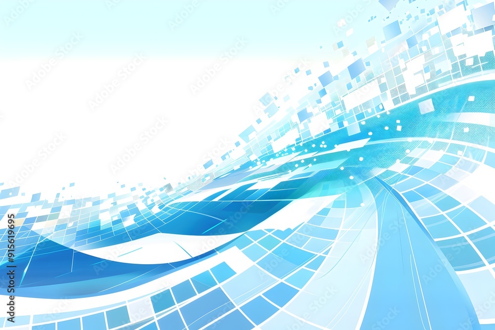 Poster vector background with a blue color and light and dark gradients. the gradient background is a vecto