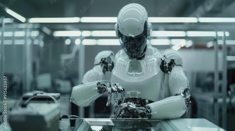 Poster ai-powered robotics in precision manufacturing