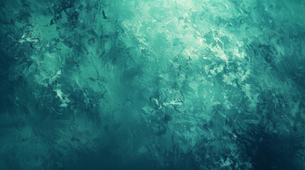 Obraz premium Abstract Teal Background with Flowing Movement, Generative AI Illustration
