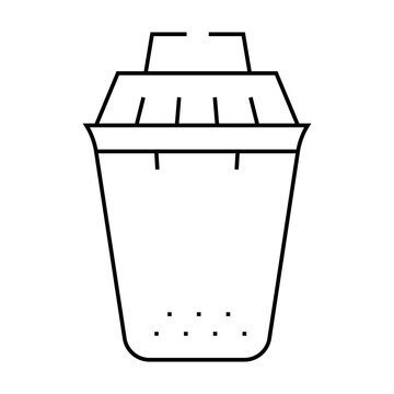 recommend clip art: filter tool line icon vector. filter tool sign. isolated contour symbol black illustration