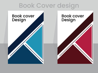 Study business background book cover design template.