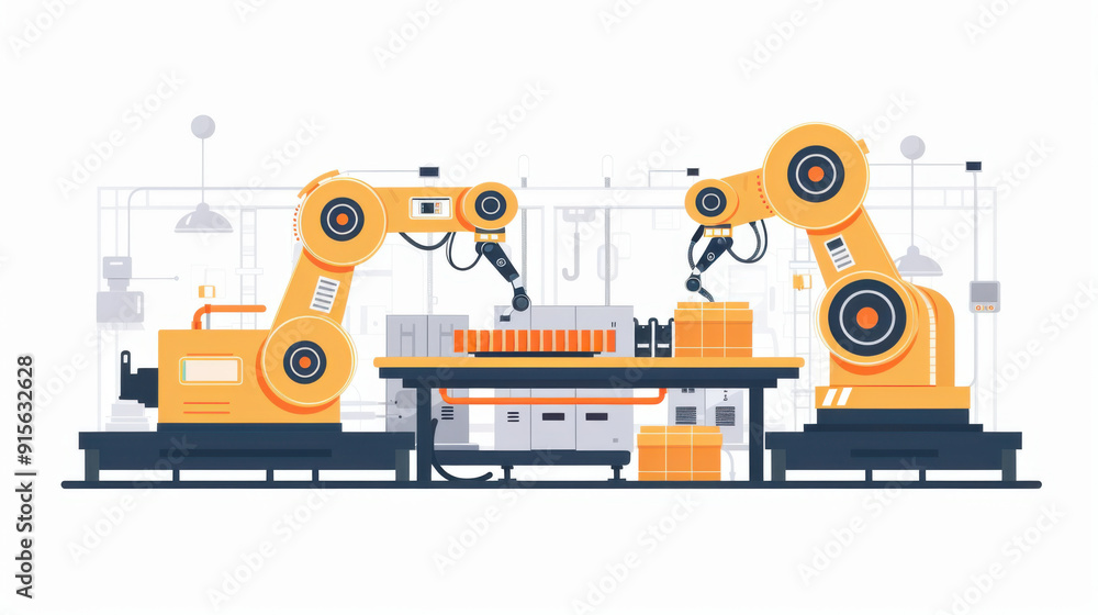 Poster automation enhancing productivity in factories
