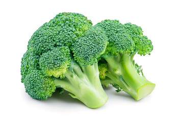 Fresh broccoli isolated on white background