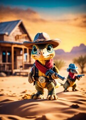 A shooter Baby dinasaur