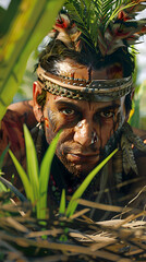 Visualize an anthropologist studying the genetic diversity of isolated communities to understand human adaptation