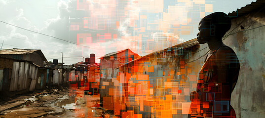 Visualize an anthropologist studying the impact of digital technology on cultural transmission and preservation