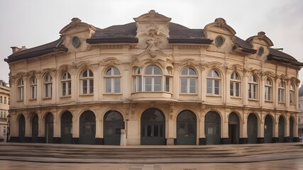 Obraz premium An old building looking nicely done 