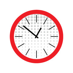 clock isolated on white	