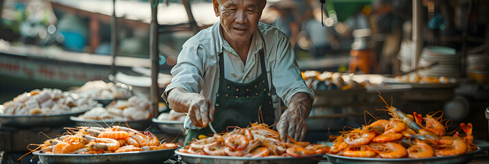 Visualize an ethnographer documenting the culinary traditions of a coastal village, focusing on the preparation and cultural significance of seafood dishes