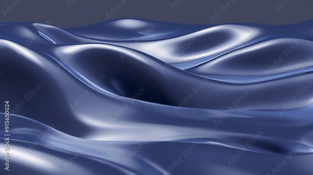 Poster abstract gravity wave background with 3d rendered hologram view representing physical processes in f