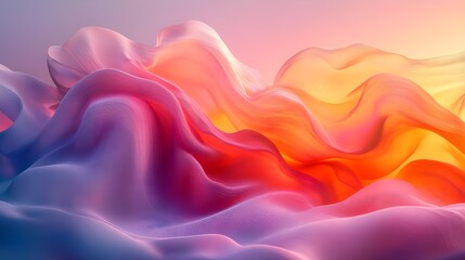 Obraz premium vibrant colorful wave abstract background