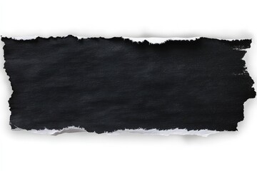 Torn Paper with Black Background