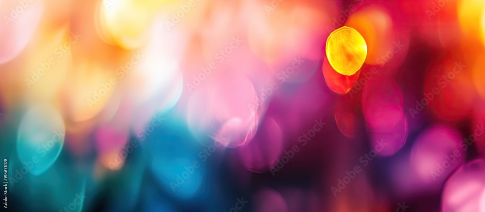 Aufkleber Soft out of focus colorful background texture. with copy space image. Place for adding text or design