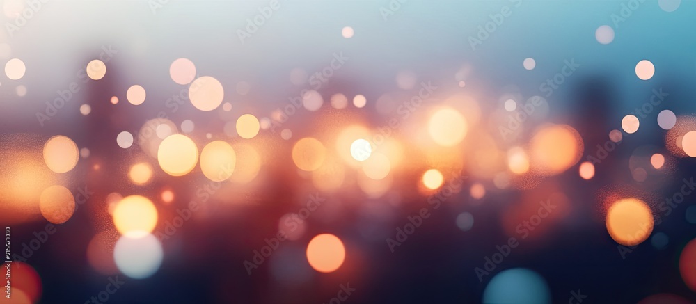 Poster blurred image light for night. with copy space image. place for adding text or design