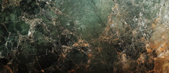 Brown black green and white marble texture background Decorative granite tile. with copy space image. Place for adding text or design