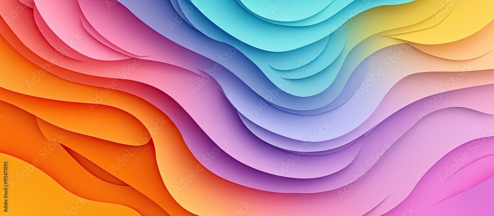 Aufkleber Colorful paper pattern texture and background. with copy space image. Place for adding text or design