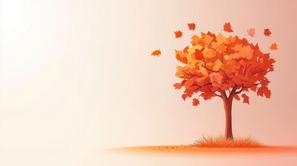 autumn background, landscape, abstract