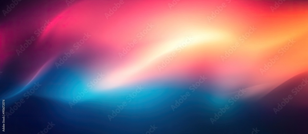 Leinwandbilder Smooth colorful textured night background gradient featuring a unique blur effect suitable for wallpaper posters frames backdrops and design. with copy space image. Place for adding text or design