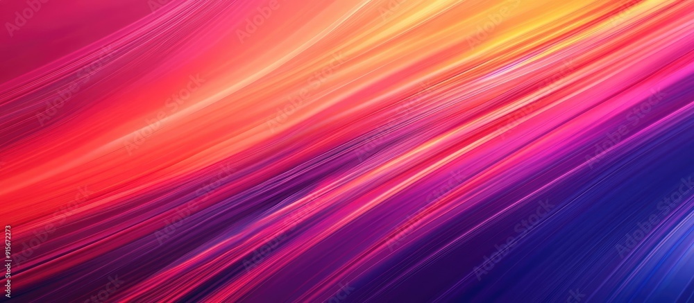 Poster Light abstract gradient with motion blur background Colorful lines texture wallpaper. with copy space image. Place for adding text or design