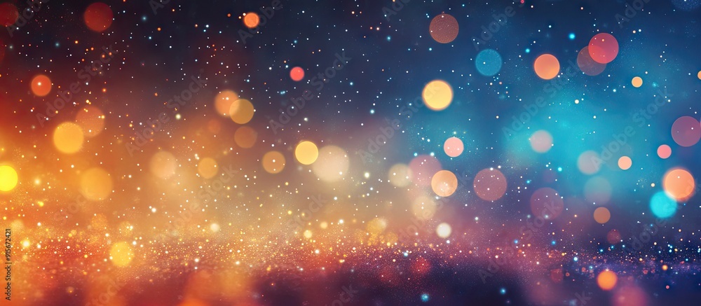 Aufkleber Classic bokeh background. with copy space image. Place for adding text or design