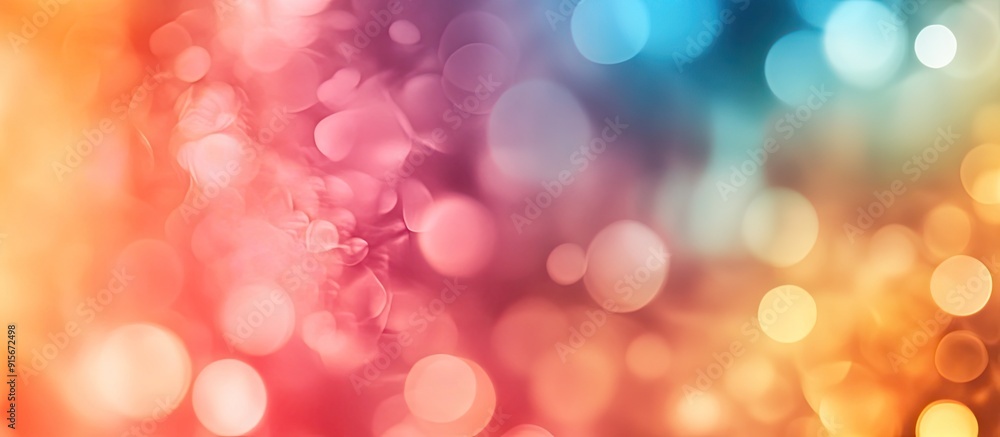 Aufkleber Soft out of focus colorful background texture. with copy space image. Place for adding text or design