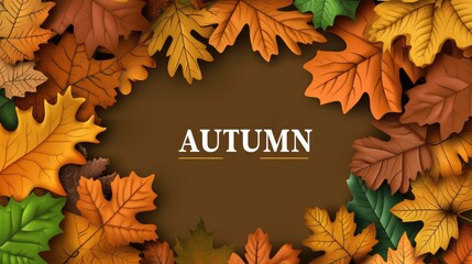 Celebrate the beauty of autumn with a vibrant fall leaves banner design