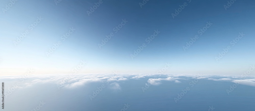 Aufkleber clear sky. with copy space image. Place for adding text or design