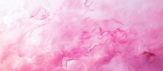 Fototapeta premium Pink watercolor painted paper Abstract background for design Art stylized banner with copy space for text